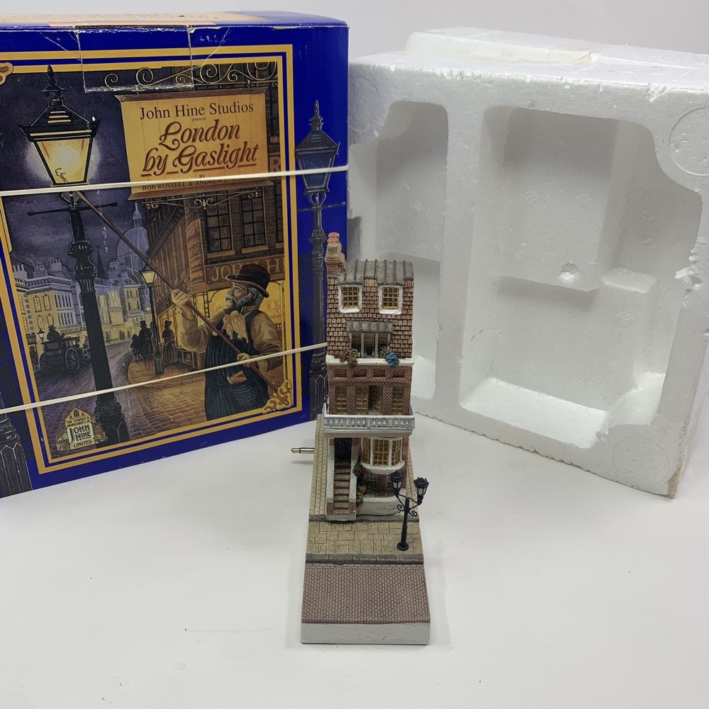 London by Gaslight by John Hine Studios Thameside Walk House w/ Box Tested